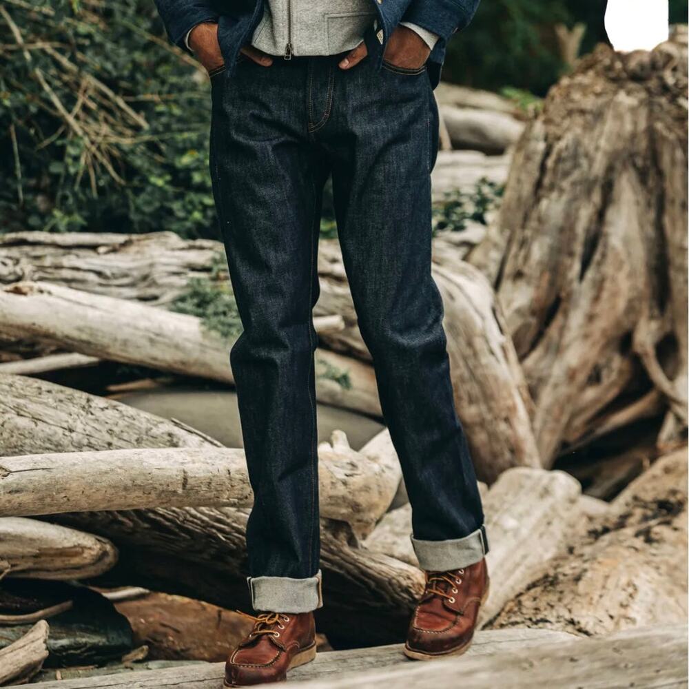 Taylor Stitch Democratic Slim Cone Mills Reserve Selvedge Jeans 30 NEW Dark Wash